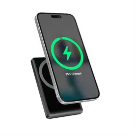 Gembird PB10-WPC15M-LCD-01 10000mAh Wireless PowerBank Black