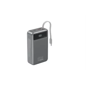 Gembird PB20-PD65-LCD-01 20000mAh PowerBank Black
