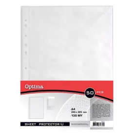   Lefűzhető genotherm OPTIMA A/4 130 mikron víztiszta 50 darabos