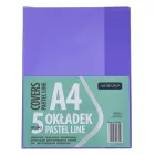 Füzetborító ASTRA PAP A/4 bújtatós pvc neon pasztell színek 5 db/csomag