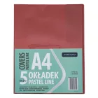 Füzetborító ASTRA PAP A/4 bújtatós pvc neon pasztell színek 5 db/csomag