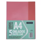 Füzetborító ASTRA PAP A/4 bújtatós pvc neon pasztell színek 5 db/csomag