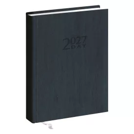   Zsebnaptár REALSYSTEM 2 Day B/6 kétnapos álló fehér lapos Zöld 2027