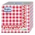 Szalvéta REGINA Picnic 1 rétegű 33x33 cm 1/4 hajtogatott 45 lapos magyaros paprikával díszített