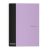 Füzet vonalas PASTELINI A/4 40 lapos extra kapcsos lila
