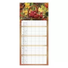 Falinaptár CSG 220x480mm álló Családi naptár 2027