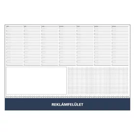 Íróalj REALSYSTEM 7141 570x390mm kék