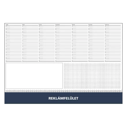 Íróalj REALSYSTEM 7141 570x390mm kék