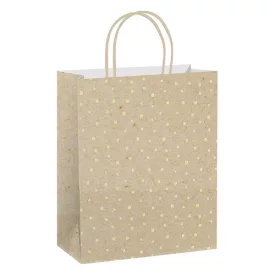   Dísztasak CREATIVE ECO Special Plus XL 33x45x10 cm kraft fóliás apró mintás sodort füles
