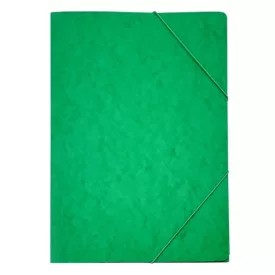 Gumis mappa A/4 prespán zöld 345 g