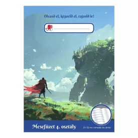   Olvasónapló-mesefüzet ICO Süni A/5 32 lapos IV. osztály fiú