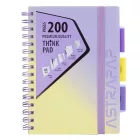 Spirálfüzet kockás ASTRA PAP A/5 100 lapos perforált színregiszteres Ombre világos
