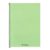 Spirálfüzet vonalas FORTUNA Monocolor A/5 70 lapos pasztell zöld