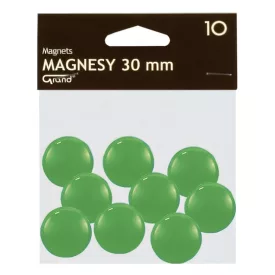 Táblamágnes GRAND 30 mm zöld 10 darabos