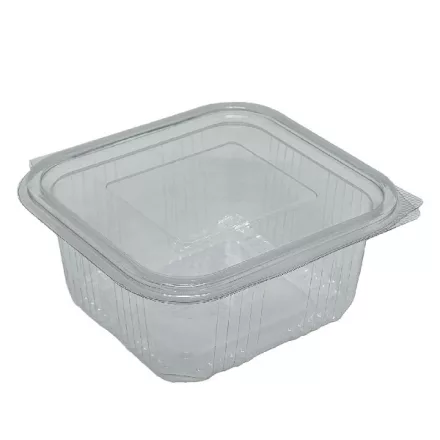 Műanyag salátás egybefedeles tál PET 500 ml 100 darabos
