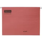 Függőmappa OPTIMA A/4 karton piros 25 darabos