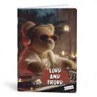 Füzet kockás LIPAMILL A/4 40 lapos Teddy Bear