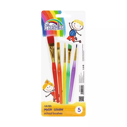 Ecset készlet FIORELLO GR-FB5 lapos (1,2,3,4,5) 5 darabos