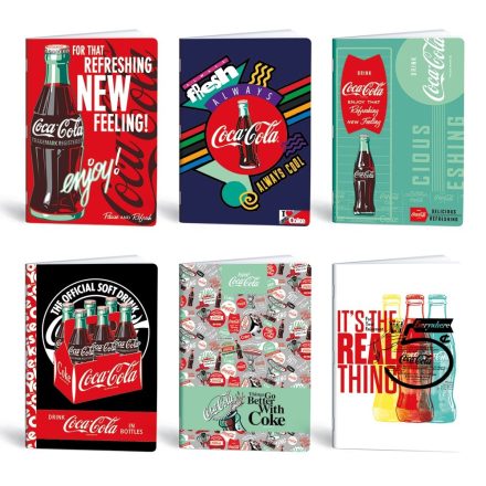 Füzet vonalas LIPAMILL A/4 40 lapos Coca-Cola