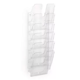   Prospektustartó DURABLE Flexiplus A/4 álló fali 6 részes átlátszó