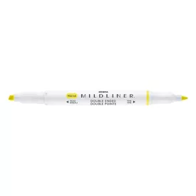   Szövegkiemelő kétvégű ZEBRA Mildliner fluorescent 1,4-4,0 mm sárga
