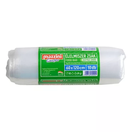 Élelmiszerzsák MAZZINI Gastro extra erős 60x120cm 10 darabos