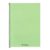 Spirálfüzet vonalas FORTUNA Monocolor A/4 70 lapos pasztell zöld