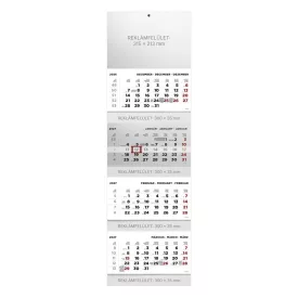   Speditőr naptár TOPTIMER T073 4 tömbös 4 havi üres fejrész 2027