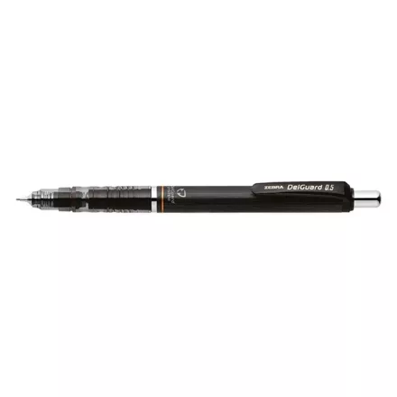 Nyomósirón ZEBRA DelGuard 0,5 mm fekete