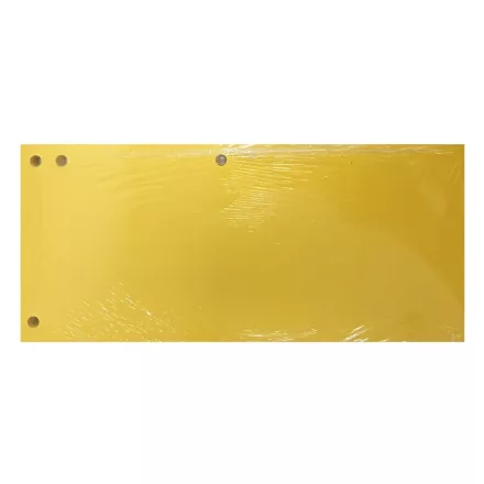 Elválasztócsík FORTUNA 105x235mm karton sárga 50 darabos