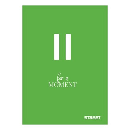 Füzet vonalas STREET A/4 42 lapos PP Neon
