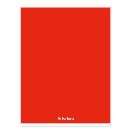 Füzet vonalas FORTUNA Monocolor A/4 32 lapos 81-32 piros