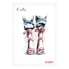Füzet kockás STREET A/4 54 lapos Cute