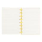 Spirálfüzet vonalas OXY lego design A/5 80 lapos sárga