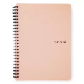 Spirálfüzet vonalas PASTELINI A/5 60 lapos barack