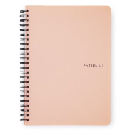 Spirálfüzet vonalas PASTELINI A/5 60 lapos barack