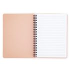 Spirálfüzet vonalas PASTELINI A/5 60 lapos barack