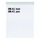 Iratrögzítő sín MAUL alumínium öntapadós 42,8cm
