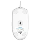 Egér vezetékes LOGITECH G203 Lightsync USB 6 gombos 8000 DPI fehér