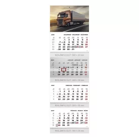  Speditőr naptár TOPTIMER T073 4 tömbös 4 havi Kamion 2027