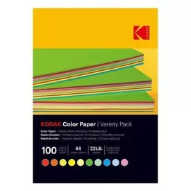Fotópapír színes KODAK A/4 vegyes színek 80 g 100 lapos