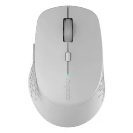   Egér vezeték nélküli RAPOO M300 bluetooth 2,4 GHz 6 gombos világosszürke