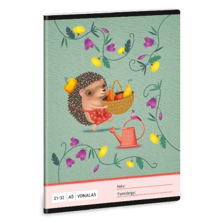 Füzet vonalas ARS UNA A/5 32 lapos 21-32 4-8.osztályos Apple Pie