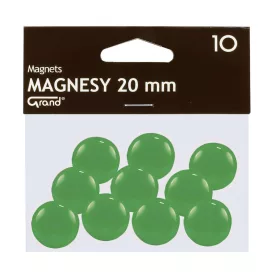 Táblamágnes GRAND 20mm zöld 10 darabos