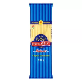 Száraztészta makaróni GYERMELYI 4 tojásos 500 g