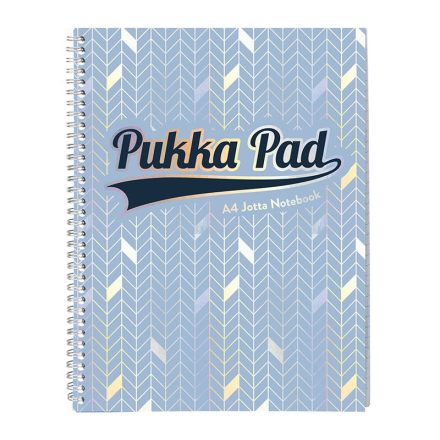 Spirálfüzet vonalas PUKKA PAD A/4 100 lapos Glee világoskék