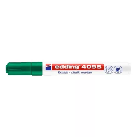 Folyékony kréta EDDING 4095 vágott 2-3 mm zöld