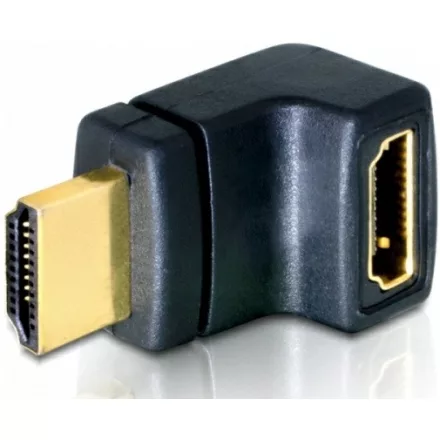 DeLock Adapter HDMI male > HDMI female 90° up
