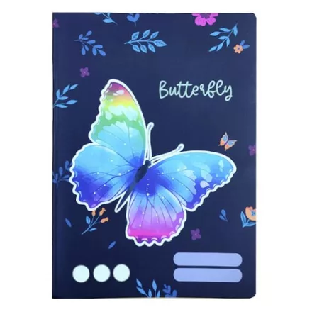 Füzet kockás OXY A/5 32 lapos 27-32 Butterfly