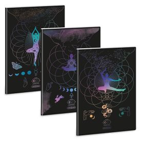   Füzet vonalas ARS UNA A/4 40 lapos Extra kapcsos Mystic Constellation